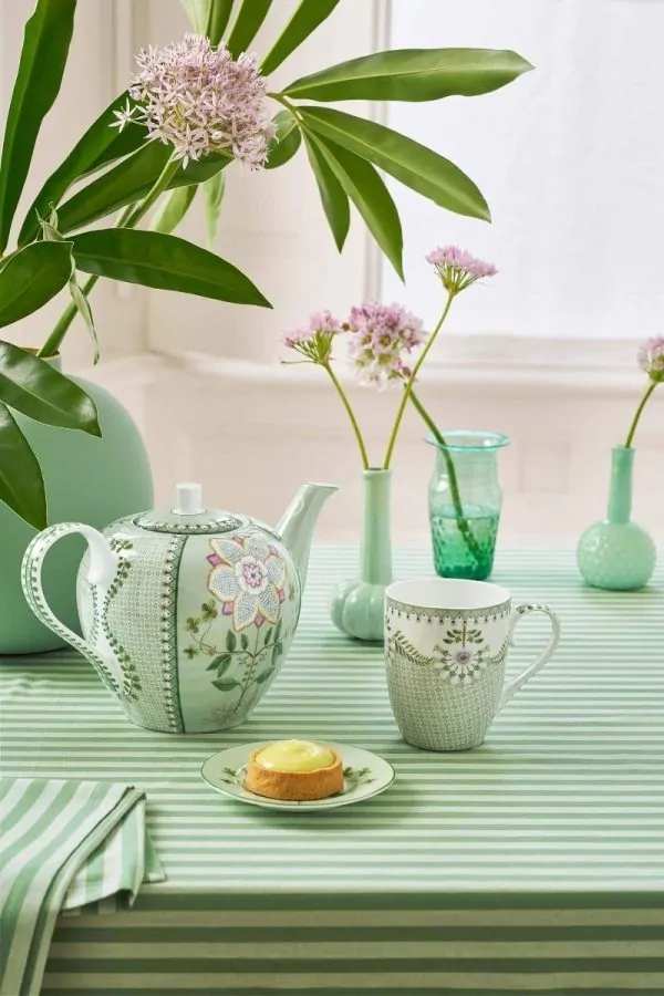 Lily&Lotus Tiles κούπα απαλό πράσινο 350ml. - Pip Studio - Image 2