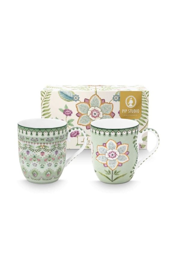 Lily&Lotus κούπα απαλό πράσινο 145ml. σετ/2 - Pip Studio
