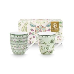 Lily&Lotus κούπα απαλό πράσινο 450ml. σετ/2 - Pip Studio