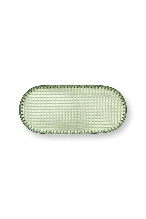 Lily&Lotus πιατέλα απαλό πράσινο 25x11,5εκ. - Pip Studio