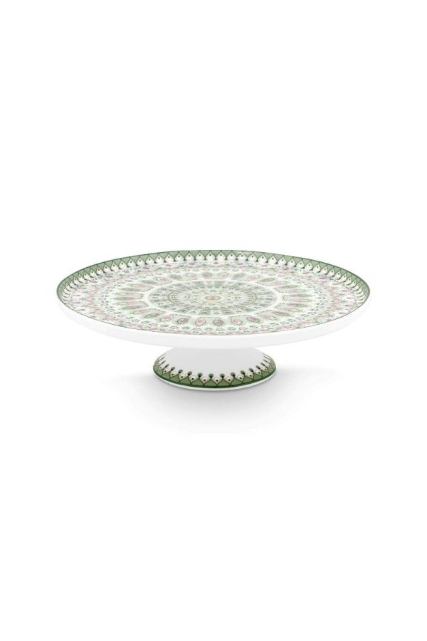 Lily&Lotus δίσκος κέικ απαλό πράσινο 21,5x21,5x7εκ. - Pip Studio