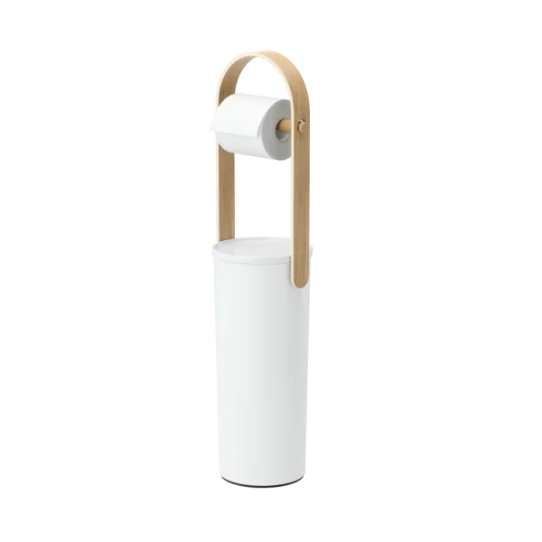 Bellwood Toilet Paper Holder & Reserve white/natural - Umbra
