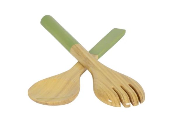 Σετ σερβιρίσματος bamboo 27,5cm. pastel green - Albert L.