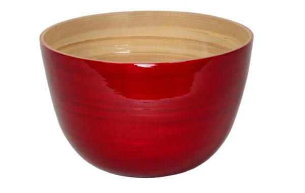 Μπωλ bamboo 22x14cm. red - Albert L.