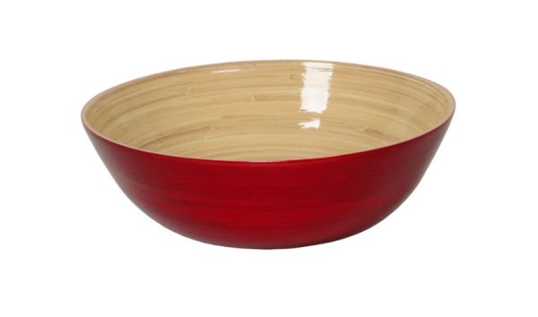 Μπωλ bamboo 26x8cm. red - Albert L.