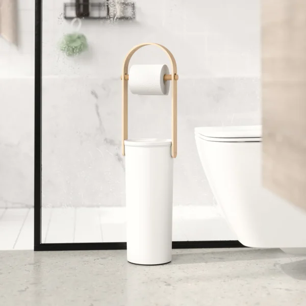 Bellwood Toilet Paper Holder & Reserve white/natural - Umbra - Image 2