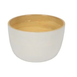 Μπωλ bamboo 12x8cm. white - Albert L.