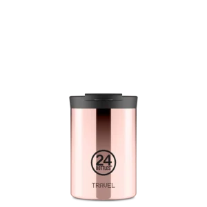 Travel Tumbler rose gold ποτήρι θερμός 0,35lt. - 24Bottles