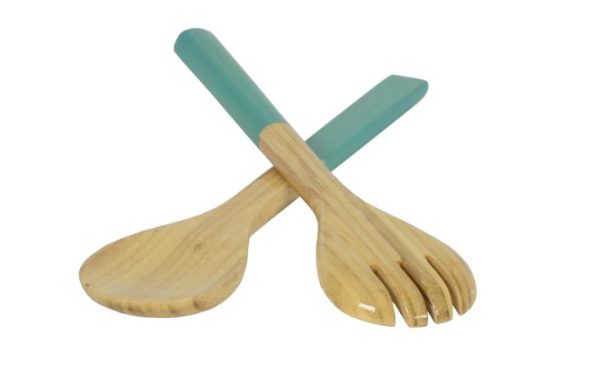 Σετ σερβιρίσματος bamboo 27,5cm. light blue - Albert L.