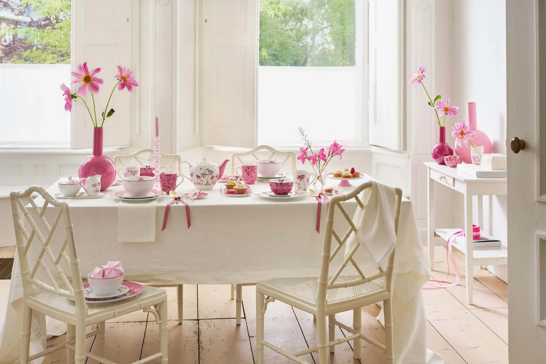 Jolie Flowers πιατέλα ροζ 33,6x15,5εκ. - Pip Studio - Image 3