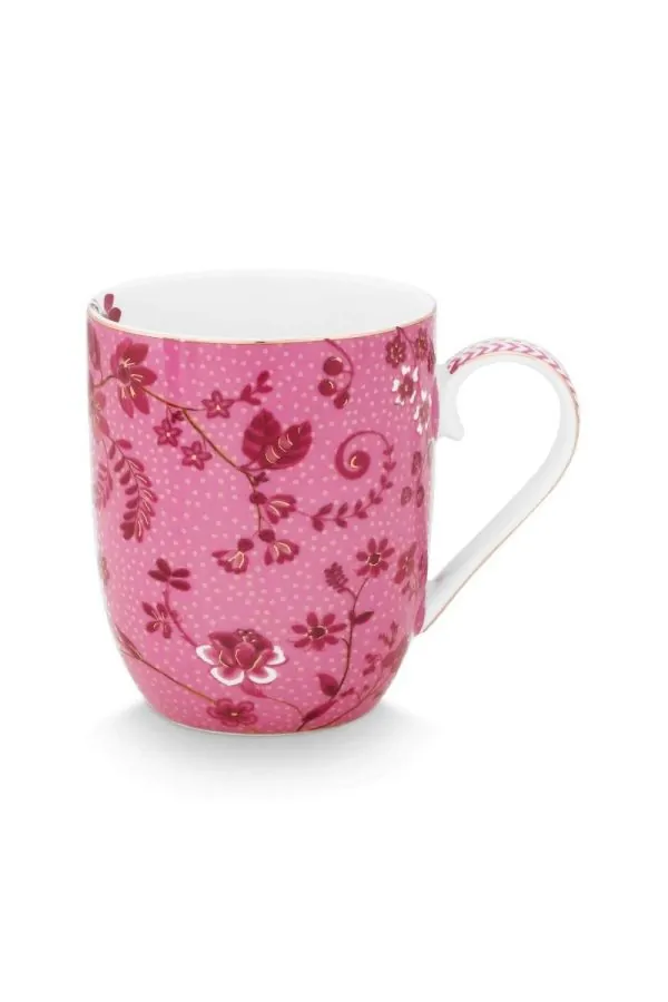Jolie Flowers κούπα ροζ 350ml. - Pip Studio