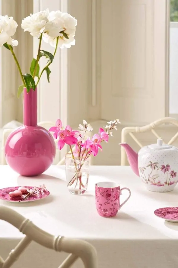 Jolie Flowers κούπα χρυσή ροζ 145ml. σετ/2 - Pip Studio - Image 2