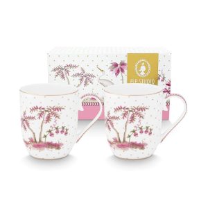 Jolie Dots κούπα χρυσή ροζ 145ml. σετ/2 - Pip Studio