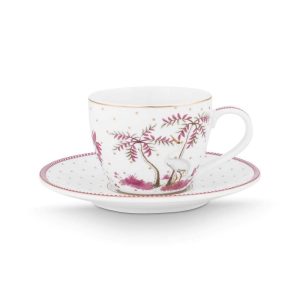 Jolie Dots φλυτζάνι espresso ροζ χρυσό - Pip Studio