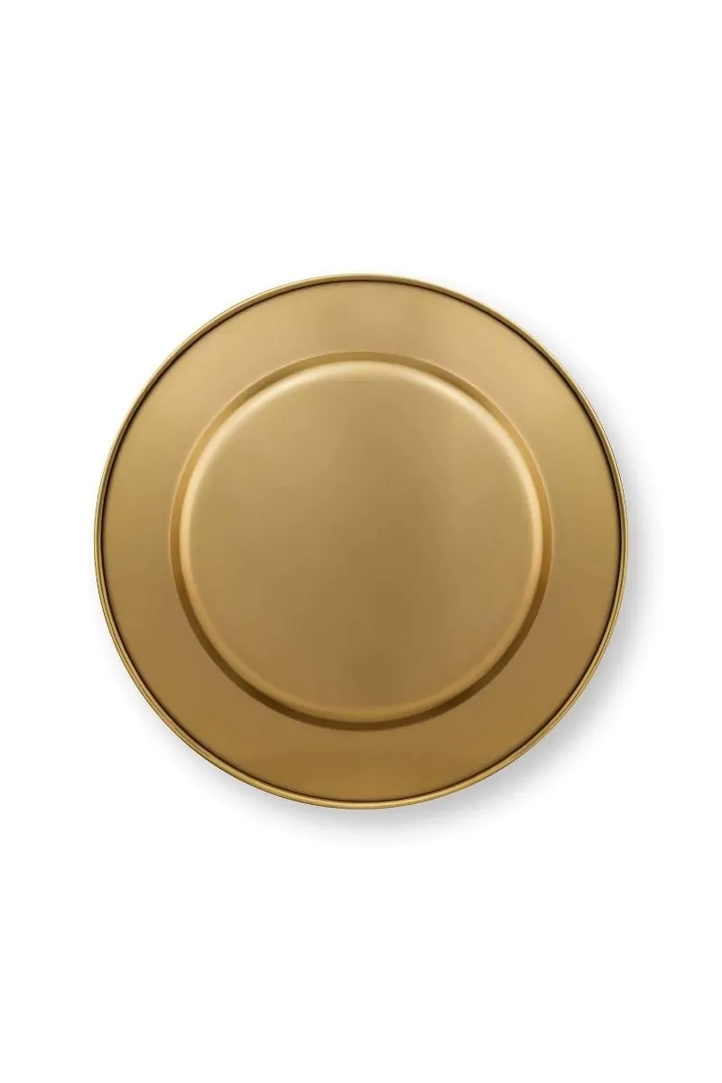 Πιάτο μεταλλικό πράσινο 32εκ. - Pip Studio - Image 4