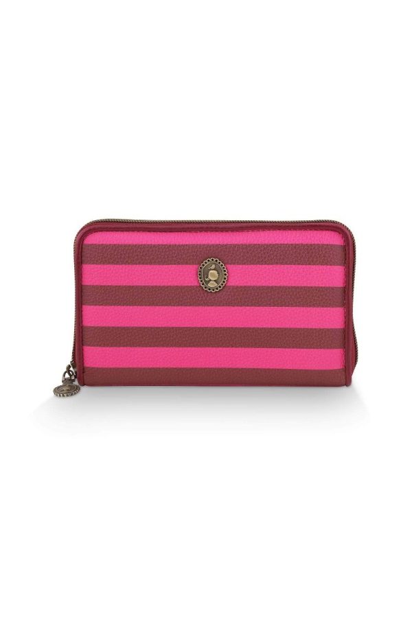 Willow πορτοφόλι stripe pink 18x11x3cm. - Pip Studio