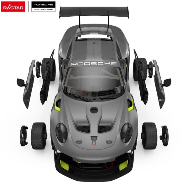 Porsche 911 GT2 1:18 KIT γκρι τηλεκατευθυνόμενη - Rastar - Image 2