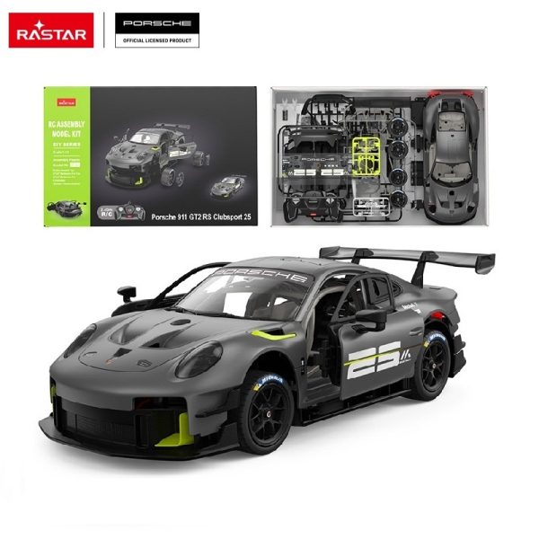 Porsche 911 GT2 1:18 KIT γκρι τηλεκατευθυνόμενη - Rastar - Image 4