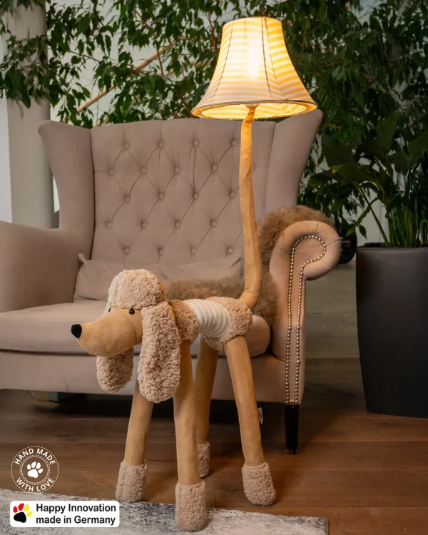 Φωτιστικό επιδαπέδιο "Bello the poodle" 126cm. - Happy Lamps