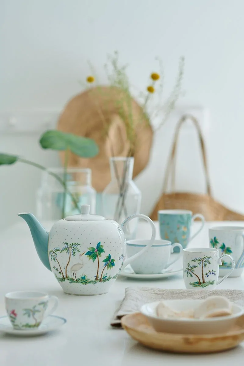 Jolie Dots φλυτζάνια cappuccino μπλε 280ml. σετ/2 - Pip Studio - Image 2