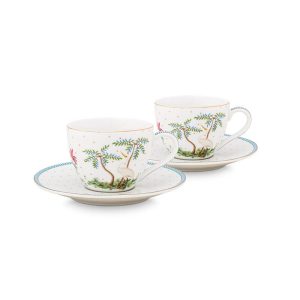 Jolie Dots φλυτζάνι espresso χρυσό μπλε σετ/2 - Pip Studio