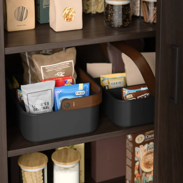 Bellwood Stackable Bin βάση οργάνωσης black/natural large - Umbra - Image 2