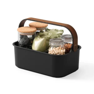Bellwood Stackable Bin βάση οργάνωσης black/wallnut medium - Umbra