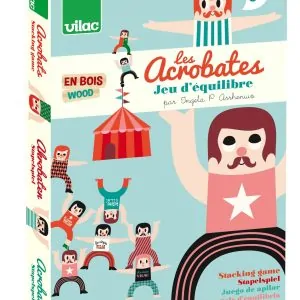 Ξύλινο παιχνίδι ισορροπίας "Ακροβάτες" - Vilac