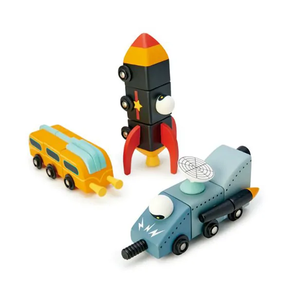 Ξύλινη κατασκευή "Διαστημικά οχήματα" - Tender Leaf