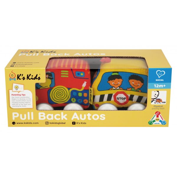 Οχήματα με κίνηση pull back 2τμχ. - K's Kids - Image 2