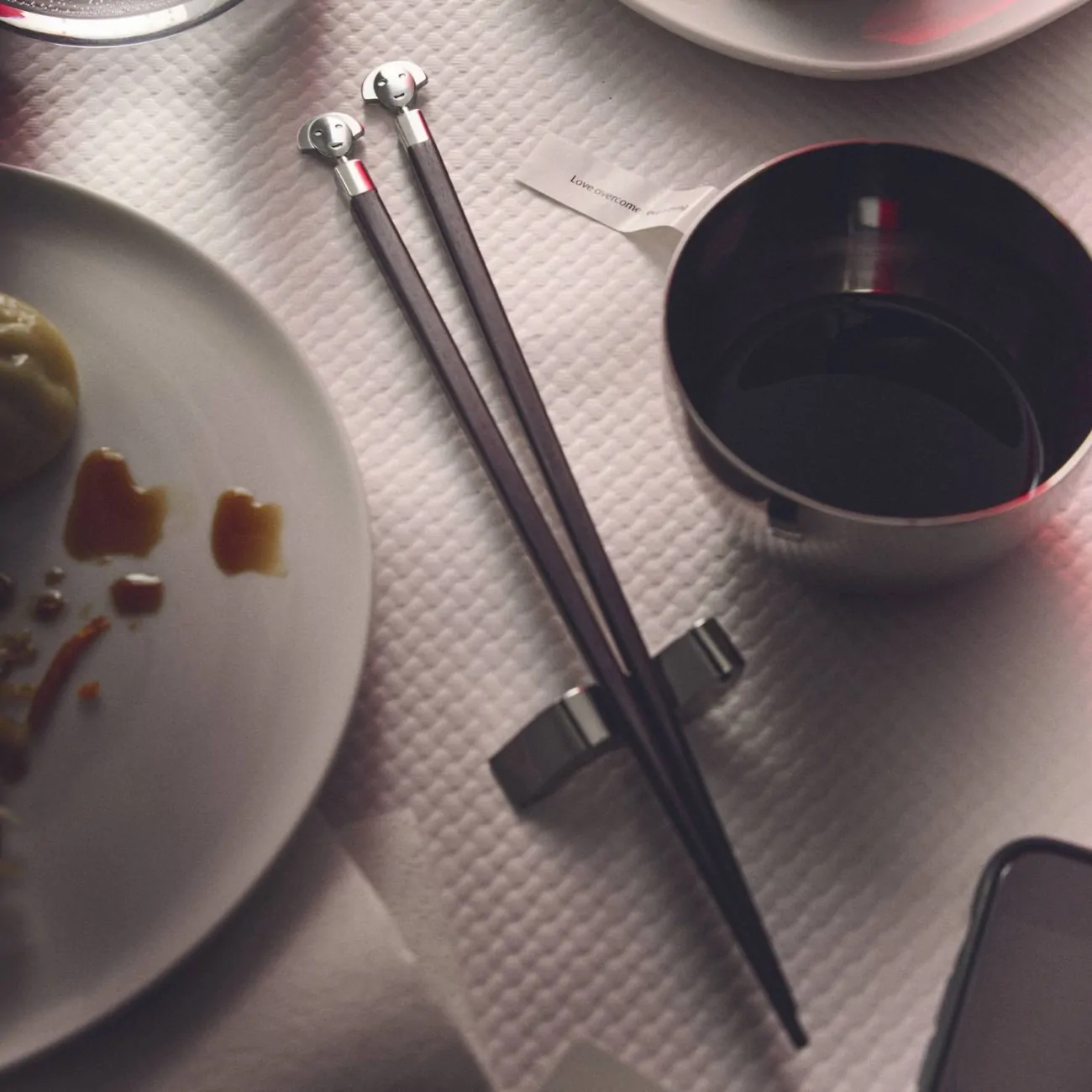 Chopsticks 24 εκ. σε βάση stainless steel σειρά Anna σετ/2 - Alessi - Image 4