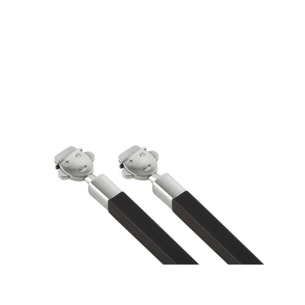 Chopsticks 24 εκ. σε βάση stainless steel σειρά Alessandro σετ/2 – Alessi - Image 3