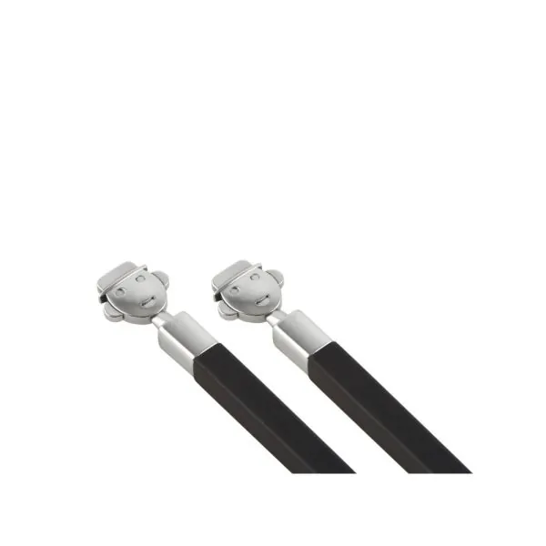Chopsticks 24 εκ. σε βάση stainless steel σειρά Alessandro σετ/2 – Alessi - Image 3