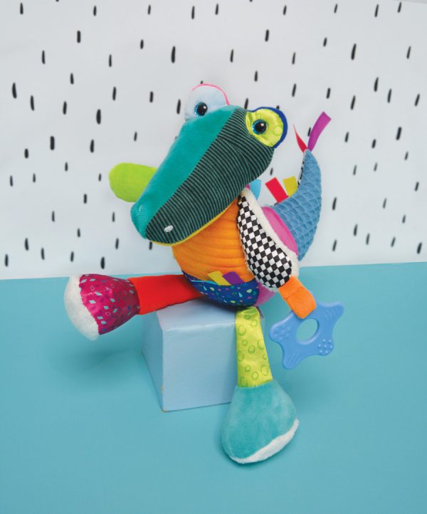 Κροκόδειλος με δραστηριότητες 25cm. - Doudou et Compagnie - Image 2