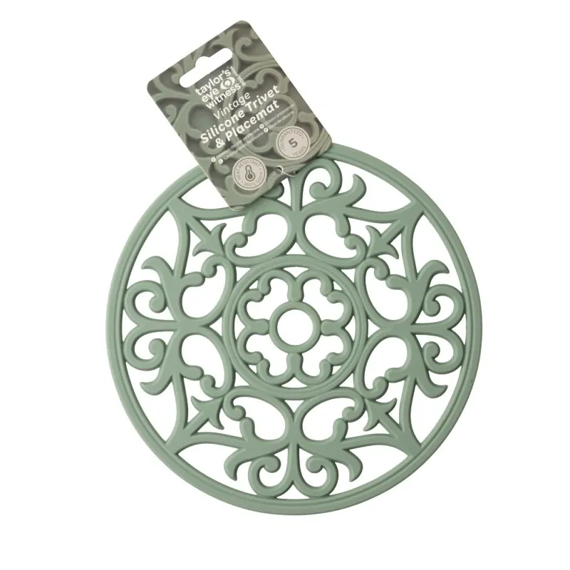 Σουπλά κατσαρόλας σιλικόνης "Vintage" πράσινο - Taylor's - Image 2