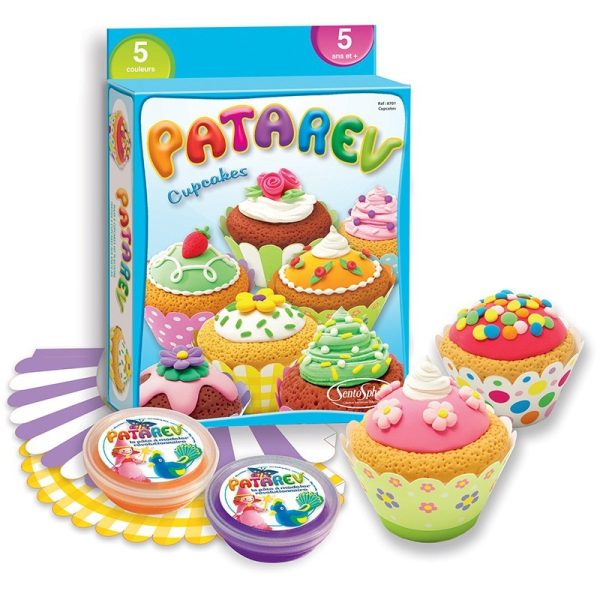 Patarev Πλαστελίνη σετ χειροτεχνίας "Φτιάξε Cupcakes" - SentoSphere - Image 2