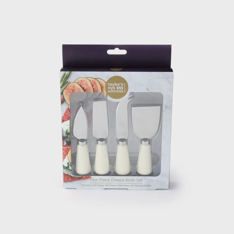 Μαχαίρια τυριών με κεραμική λαβή σετ/4τεμ. - Taylor's - Image 3