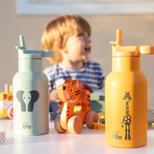 Μεταλλικό θερμός 350ml. "Giraffe" - Eco Life - Image 4