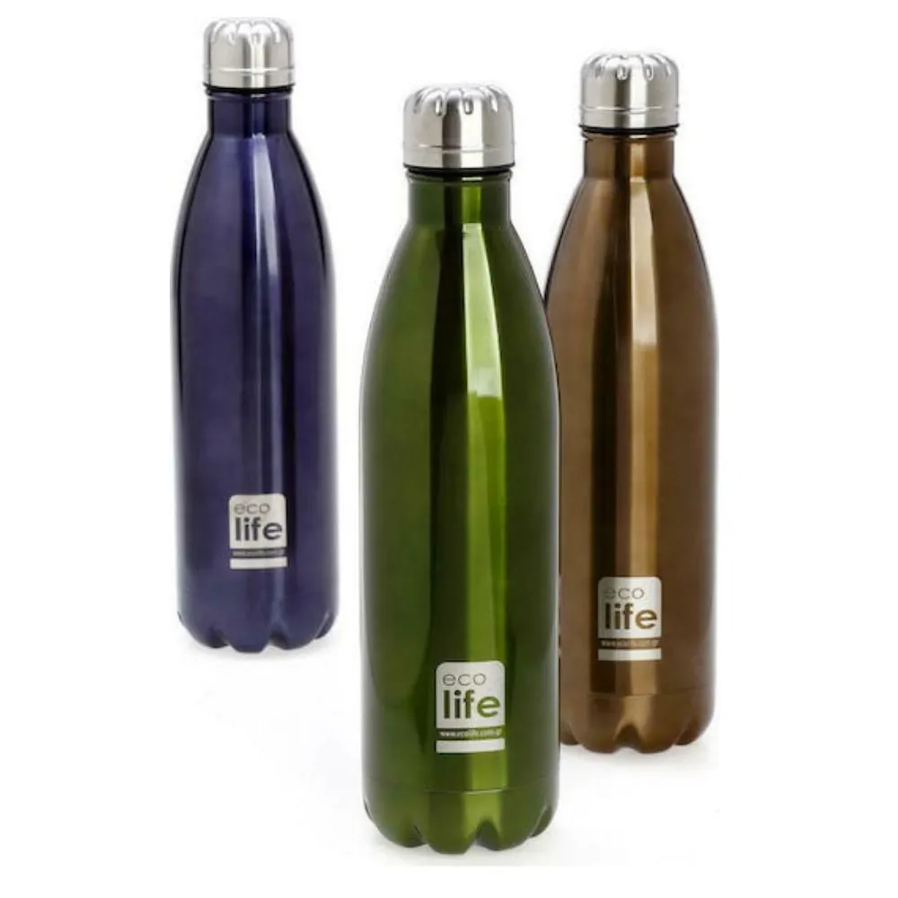 Μπουκάλι thermos 750ml. light green - Eco Life - Image 2