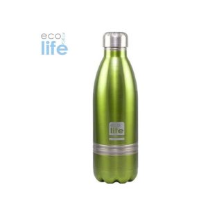 Μεταλλικό μπουκάλι ισοθερμικό 750ml. πράσινο - Eco Life