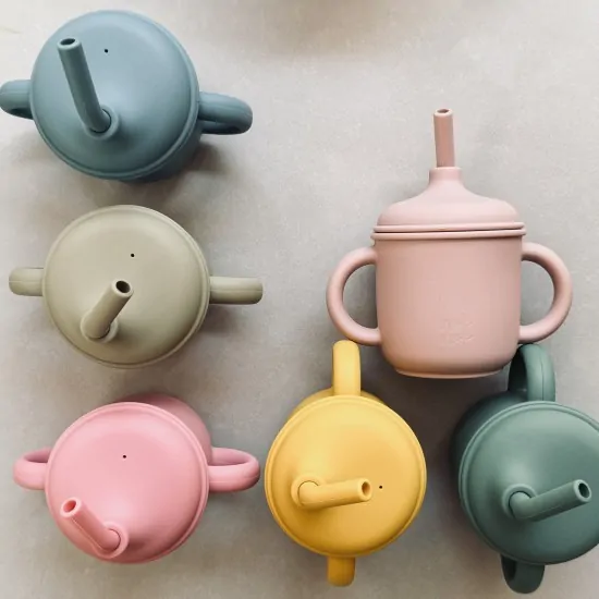 Κούπα εκπαίδευσης με καλαμάκι Nino watermelon - Nok Nok - Image 4