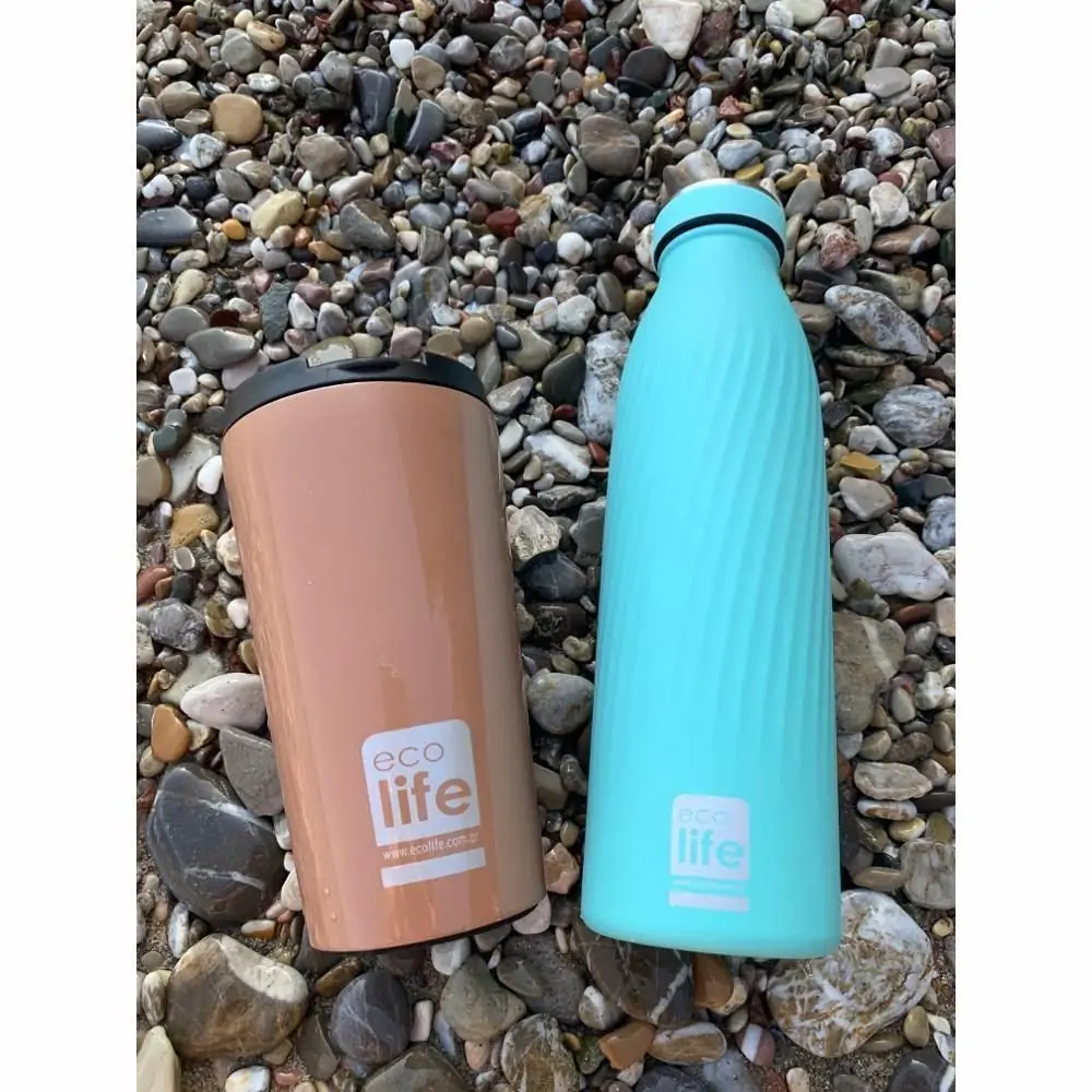 Κούπα μεταφοράς thermos 370ml. black matt - Eco Life - Image 3