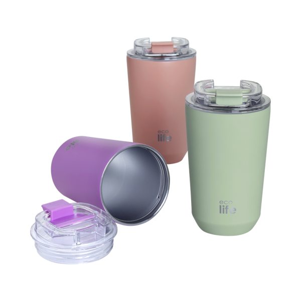 Κούπα μεταφοράς ισοθερμική pure green 350ml. - Eco Life - Image 3