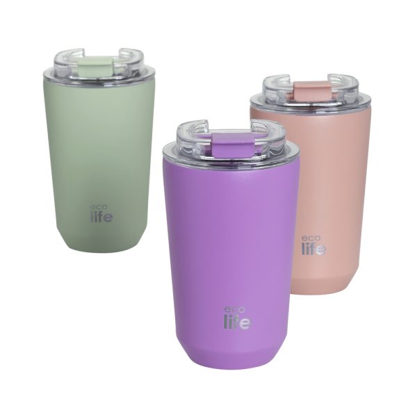 Κούπα μεταφοράς ισοθερμική pure green 350ml. - Eco Life - Image 4