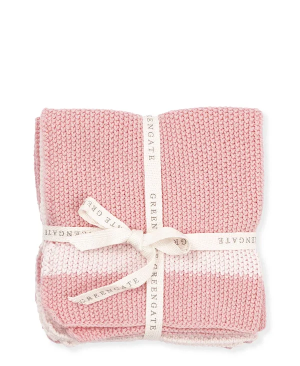 Πετσέτα κουζίνας Alice pale pink 32cm. σετ/3 - Greengate