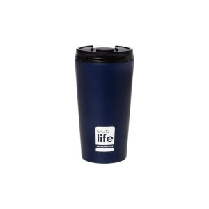 Κούπα μεταφοράς ισοθερμική blue black matt 370ml. - Eco Life