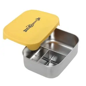 Φαγητοδοχείο inox με καπάκι σιλικόνης 800ml. "Giraffe" - Eco Life