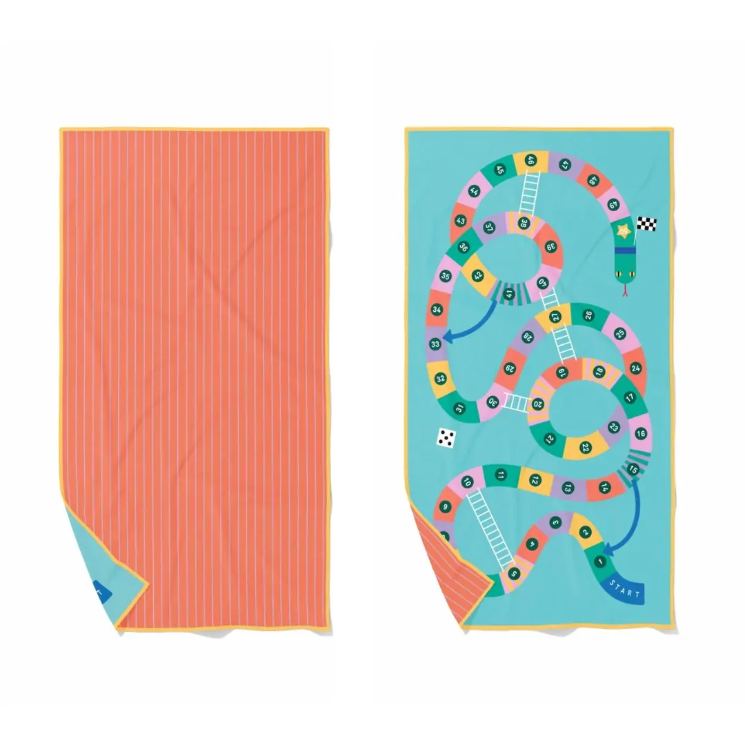 Πετσέτα με μικροΐνες 180Χ100cm. "Φιδάκι" - Quut