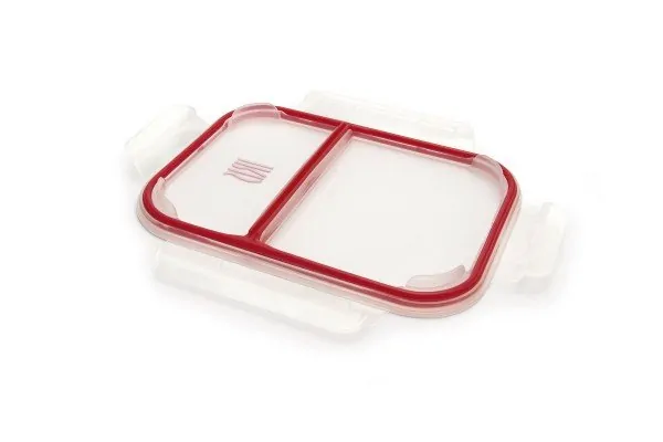 Δοχείο μεταφοράς φαγητού γυάλινο με χώρισμα 950ml. - IRIS - Image 3