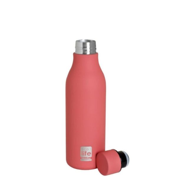 Μεταλλικό μπουκάλι θερμός 550ml. Coral reef - Eco Life - Image 3